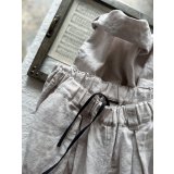 Luminaes 起毛リネン タックバレルPT