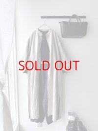 Luminaes 起毛リネン シャツワンピース