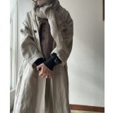Luminaes 起毛リネン ジャケットコート【unisex】