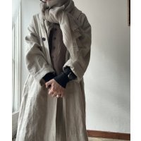 Luminaes 起毛リネン ジャケットコート【unisex】