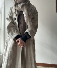 Luminaes 起毛リネン ジャケットコート【unisex】