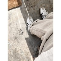 Luminaes heavy-linen frax dyed ワイドPT （unisex）