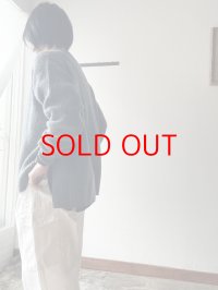 *sale30%off* prit 2/15ラムウール7G片畦編み ワイドプルオーバー