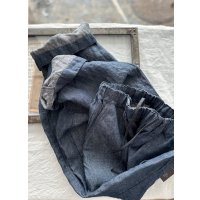 Luminaes リネンデニム コクーンPT