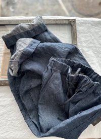 Luminaes リネンデニム コクーンPT