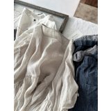 Véritécoeur リネンギャザープルオーバー