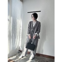 Luminaes コルトレイクリネン ロングジャケット