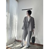 Luminaes コルトレイクリネン ロングジャケット