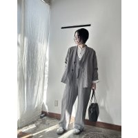 Luminaes コルトレイクリネン ロングジャケット