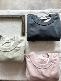 RINEN 20/1オーガニック裏毛 クルーネック 