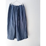 Luminaes リネンデニム タックスカート