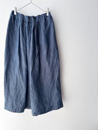 Luminaes リネンデニム タックスカート