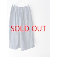 Luminaes リネンデニム タックスカート