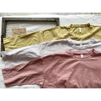 prit 30/1リサイクルムラ糸天竺 7分袖ワイドＴシャツ