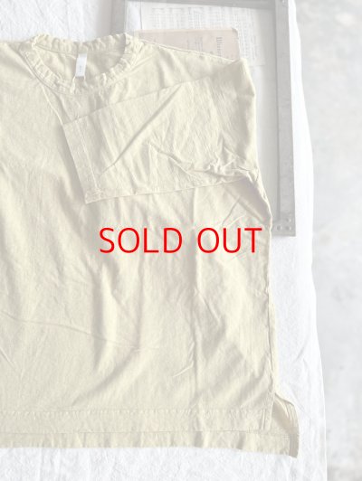 画像6: prit 30/1リサイクルムラ糸天竺 7分袖ワイドＴシャツ