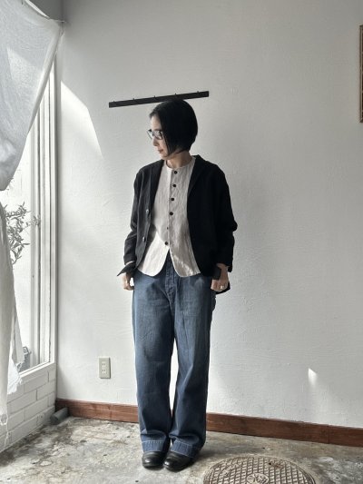 画像3: Luminaes コルトレイクリネン ロングジャケット