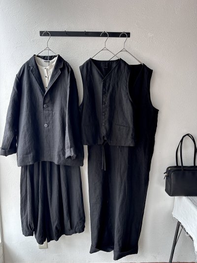 画像4: Luminaes コルトレイクリネン ロングジャケット