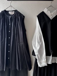 Veritecoeur スリーブレスギャザーブラウス  ( short )