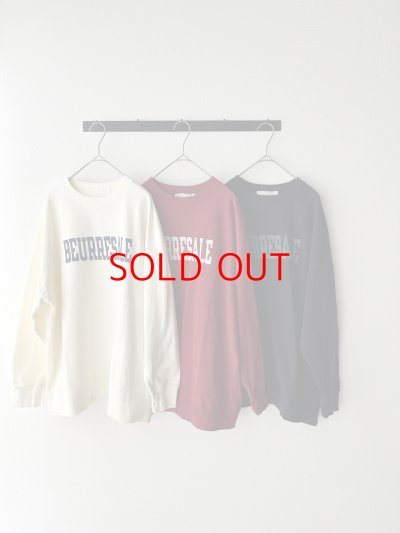 画像1: *sale30%off* NATURAL LAUNDRY ミニ裏毛 ブールサレプリントBigPO【レターパックプラス（600円）発送可能】