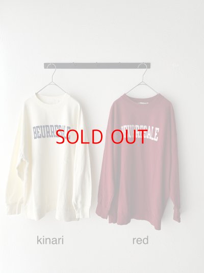 画像2: *sale30%off* NATURAL LAUNDRY ミニ裏毛 ブールサレプリントBigPO【レターパックプラス（600円）発送可能】