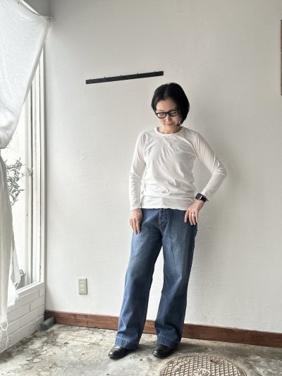 画像12: Veritecoeu 強撚天竺クルーネックロングスリーブ 【クリックポスト（185円）発送可能】