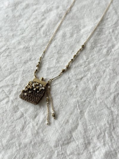 画像1: Vlas Blomme Mesh Pouch ネックレス