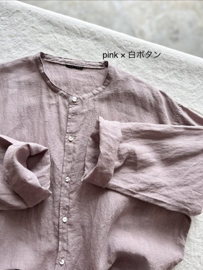 画像8: Luminaes 1/60手染めリネン ロングシャツ 【unisex】