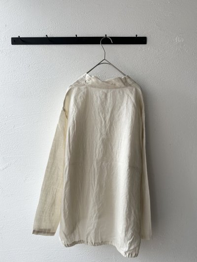 画像7: prit 60/1ラミーバイオクロス 裾ゴムカーディガン