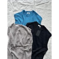 prit 2/24リネン7G天竺編み クルーネックベスト