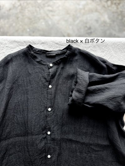 画像12: Luminaes 1/60手染めリネン ロングシャツ 【unisex】