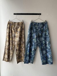 prit 60/1ローンガーデンプリントワイドパンツ