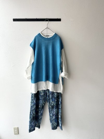 画像9: prit 60/1ローンガーデンプリントワイドパンツ