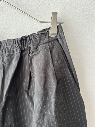 画像8: prit コットンリネンウェザー近江晒加工 タックバギーパンツ