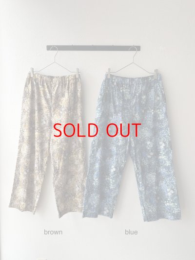 画像12: prit 60/1ローンガーデンプリントワイドパンツ