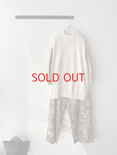 画像8: prit 30/1リサイクルムラ糸天竺 7分袖ワイドＴシャツ