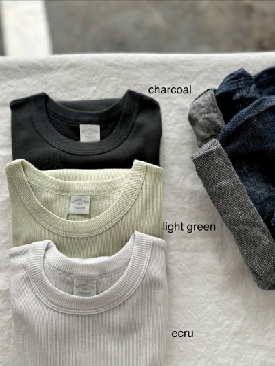 画像5: 【新色入荷】nouvelles du paradis コットンテレコ プチクルー【クリックポスト発送可】