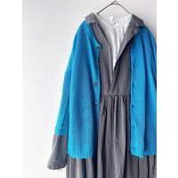 prit 2/24リネン7G天竺編み 2way7分袖ワイドカーディガン