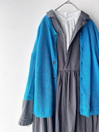 prit 2/24リネン7G天竺編み 2way7分袖ワイドカーディガン