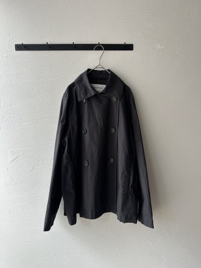 画像1: Veritecoeur ダブルボタンショートコート