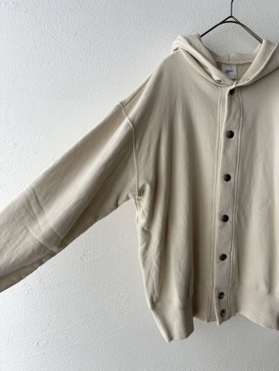 画像3: grin コーマ裏毛 フードカーディガン