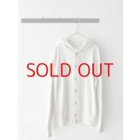 grin コーマ裏毛 フードカーディガン