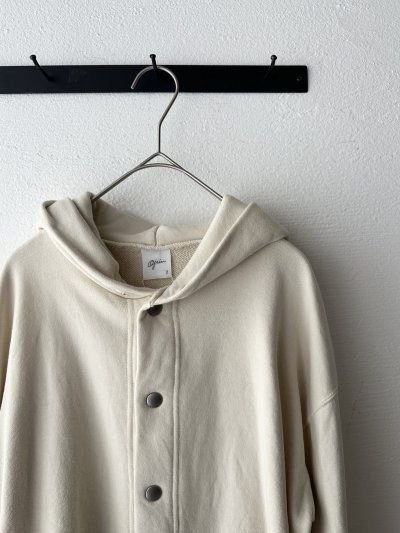 画像2: grin コーマ裏毛 フードカーディガン