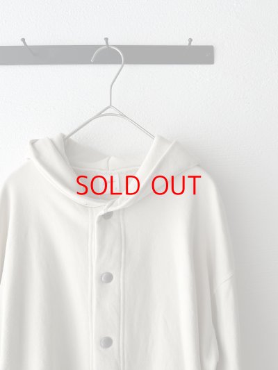 画像2: grin コーマ裏毛 フードカーディガン