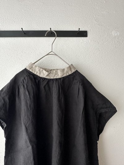 画像4: prit 60/1フレンチリネンキャンバス クレリックスリーブレスプルオーバー