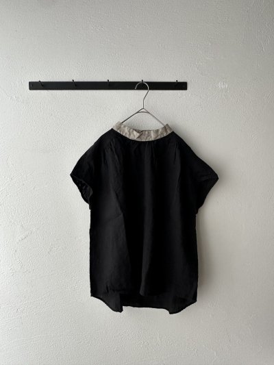 画像3: prit 60/1フレンチリネンキャンバス クレリックスリーブレスプルオーバー