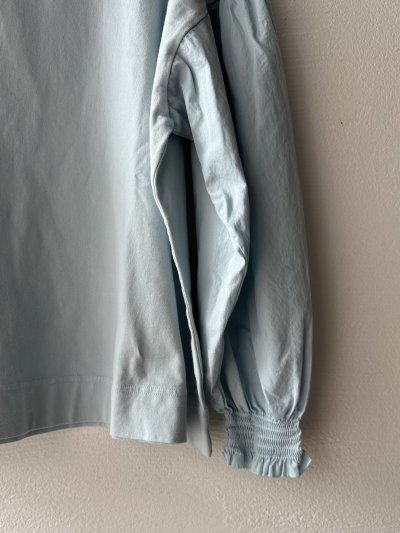 画像4: grin 40/2天竺×布帛 シャーリングPO