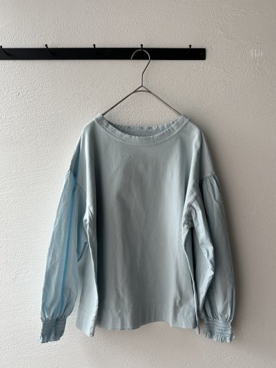 画像1: grin 40/2天竺×布帛 シャーリングPO