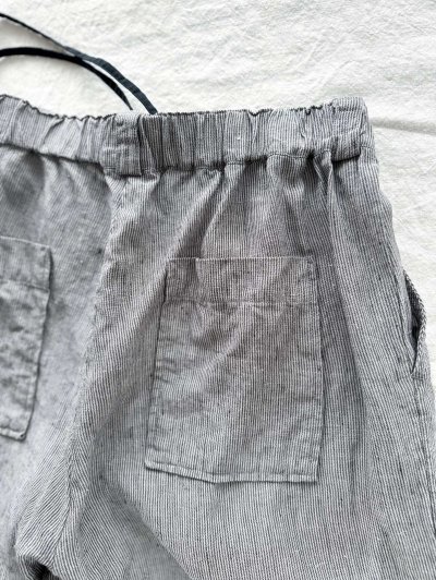 画像4: Luminaes ストライプリネン ワイドPT