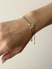 Vlas Blomme Clover Slide ブレスレット