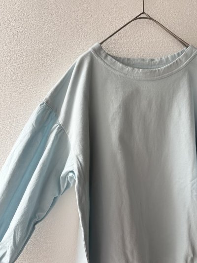 画像3: grin 40/2天竺×布帛 シャーリングPO